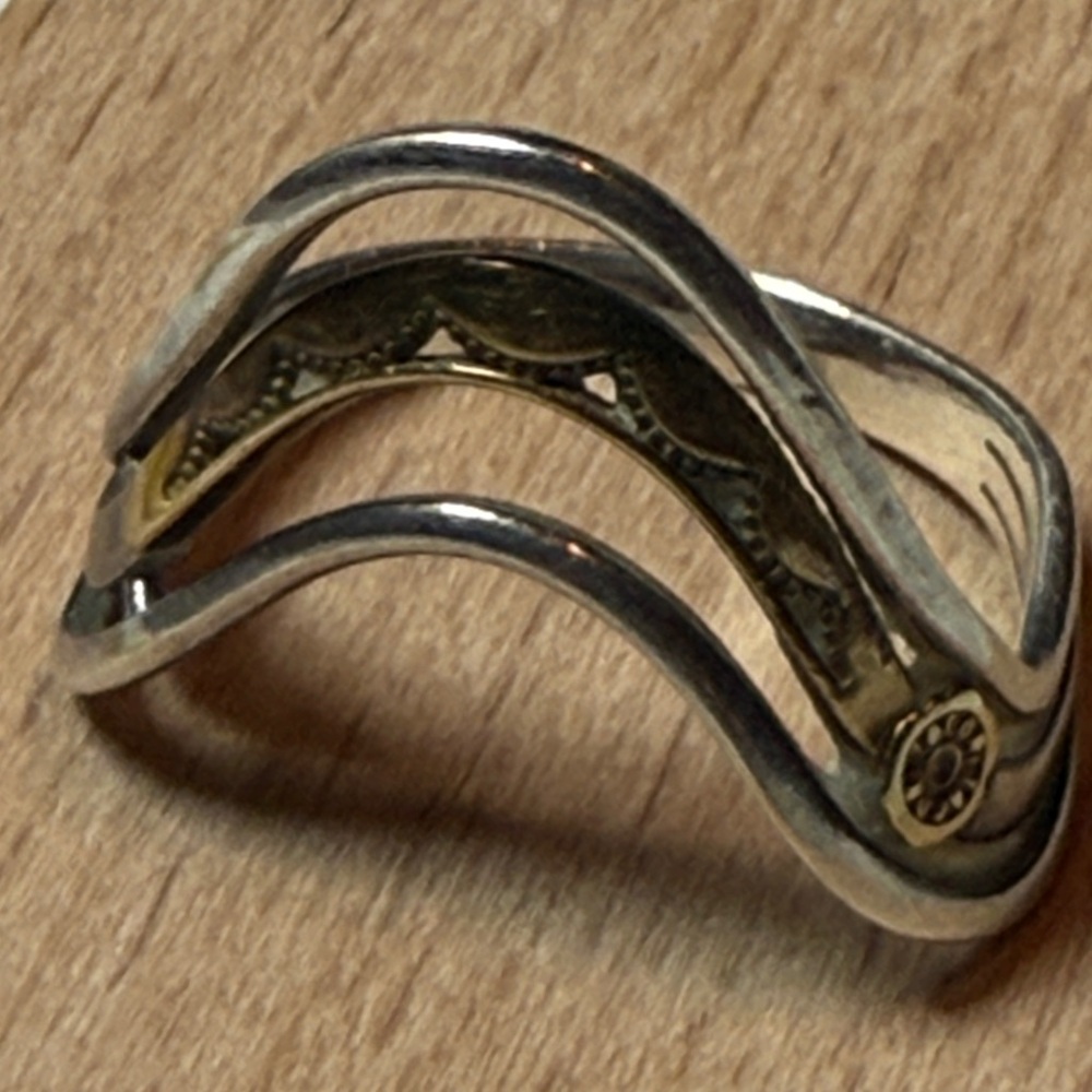 Tacori 18K 925 mixed metal ring Ring Size 9